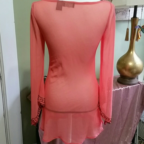 Boho beaded Beach coverup - Picture 4 of 7